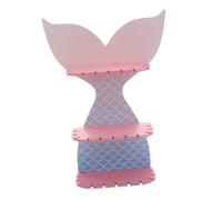 Mipcase Mensola Da Parete Forma Coda Sirena in Decorazione e Stoccaggio Da Appendere o Montare Su Parete e Funzionale Per Vaso Fioriera o Esposizione