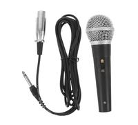 Mipcase Microfono Dinamico Cablato e Materiale Plastico e Metallo per Karaoke e Public Speaking Design Plug-and-play Facile da Usare con Pattern Cardioide