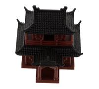 Mipcase Mini Padiglione Decorativo in Plastica per Vasca d'Acqua e Bonsai Ornamento da Tavolo Compatto con Design Unico per Paesaggio e Giardino