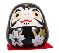 Mipcase Miniatura Dharma Doll Design Statua Zen per Decorazione Feng Shui Arredamento e Ristoranti Giapponesi Fortuna e Prosperità