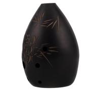 Mipcase Ocarina in Ceramica Marrone Design a Otto Fori per Principianti e Bambini Suono Chiaro e Ricco per Lezioni di Musica o Esercizi Personali