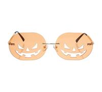 Mipcase Occhiali da Sole Creativi e Resistenti senza Montatura a Forma di Zucca in PC Stile Chic alla Moda per Festa Estiva e Vita Quotidiana