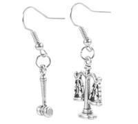 Mipcase Orecchini Pendenti Bilancia della Giustizia in Inossidabile Design Moda e Regalo per Avvocati Giudici e Studenti di Giurisprudenza Elegante e Confortevole