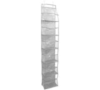 Mipcase Organizer Sospensione Dietro Porta a 6 Scomparti Grigio | Capienza Ampia Pp Pvc Tessuto Non Tessuto e Installazione senza Fori per Riporre Oggetti Vari
