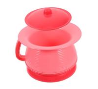 Mipcase Orinatoio Ragazzo Ragazza Plastica Leggera con Maniglia Vasetto Portatile per Wc Ragazzo Ragazza Vasino per Comodino o Viaggi Multifunzione e Sicuro