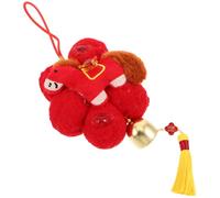 Mipcase Ornamenti Capodanno Cinese Nappa Rossa, Ciondolo a Forma di Cavallo per Albero della Prosperità, Decorazioni Primaverili da Appendere per Festa e Sfondo Fotografico