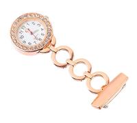 Mipcase Orologio Da Infermiere Fob Elegante Con Clip Per Medici e Studenti Orologio Da Taschino Creativo e Pratico Con Diamanti Design Unico e Leggero Precisione Nella Misurazione Del