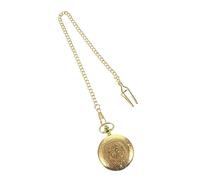 Mipcase Orologio da Vintage in con Incisioni Dorate Collana Accessorio Leggero e Resistente al di Precisione Design per e Donna