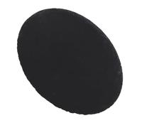 Mipcase Piatto Naturale Rotondo in Pietra Nera 25 Cm per Bistecca e Sushi, Vassoio da Portata e Piatto per Banchetto, Adatto per Barbecue e Eventi come Matrimoni e Feste