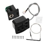 Mipcase Pickup Ukulele Band con Equalizzatore e Sintonizzatore LCD Preamplificatore per Chitarra con Tecnologia Piezoelettrica Installazione Facile e Suono per Performance Live e Pratica