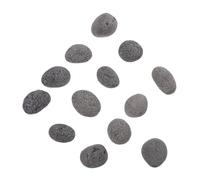 Mipcase Pietre Laviche Naturali per Braciere da Giardino, Rocce Decorative Riutilizzabili 3-5 Cm per Caminetto a Gas Interno Ed Esterno, Distribuzione Uniforme del Calore per Barbecue in Pietra