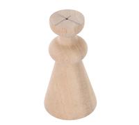 Mipcase Pinnacoli in Legno Grezzo per Balaustre Scala Elementi Decorativi in Stile Francese 7X13 CM Terminali per Aste Tende e Montanti Letto Pomelli Artigianali Resistenti per