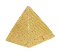 Mipcase Piramide in Resina Piccola Riproduzione di Piramide Decorativa Statuetta Mini per Tavolo Arredamento per Casa Idea Regalo Unica
