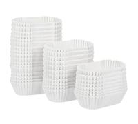 Mipcase Pirottini per Torte Quadrati in Carta Bianco Usa e Getta 2000 Pezzi Resistenti al Grasso per Pasticceria e Feste in Negozio o Party