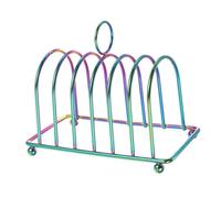Mipcase Porta Toast in Acciaio Inox Cremagliera Rastrello Da Cucina Griglia Porta Toast Organizzatore Toast Supporto Per Il Raffreddamento Del Pane Brindisi Acciaio Inossidabile