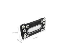 Mipcase Porta Tovaglioli Auto in Pelle PU con Design Floreale Organizer Parasole Antiscivolo per Aletta Parasole Interna Custodia Resistenti e Facile da Pulire per Tissue Box