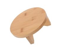 Mipcase Portafiori in bambù Base Rotonda in Legno per da Espositore da Tavolo per Candele e Piccoli Oggetti Arredamento e Ufficio