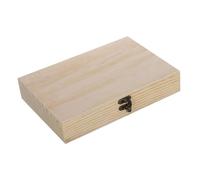 Mipcase Portasigari in Legno Scatola Portaoggetti Coperchio Design Semplice Resistente Multiuso Per Sigari Gioielli e Piccoli Oggetti Adatta Per Uso Portatile e Conservazione Elegante