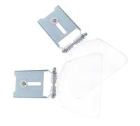 Mipcase Protezione Antispruzzo Trasparente per Smerigliatrice da Banco 2 Pezzi Accessori di Sicurezza Durevoli in Plastica Compatibili Vari Modelli per Uso Industriale e Officina