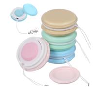 Mipcase Pulizia Schermo Smartphone Rimuove Impronte Macaron 4 Pezzi con Silicone e Pp, Comodo da Portare con Laccio e Fibbia Idea Colore Adatto per Laptop e Cellulare