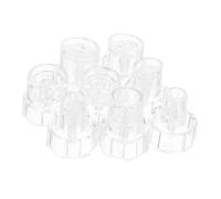 Mipcase Punte di Ricambio per Macchina di Aspirazione Facciale in Plastica, Set da 8 Pezzi, Compatte e Leggere, Accessori per Dispositivi di Trattamento Viso Ossigeno ad Uso Professionale