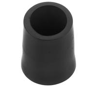 Mipcase Punte in Gomma per Bastoni Ciechi, Puntali Antiscivolo Sostitutivi, Accessori Ergonomici Neri per Bastone da Passeggio, Sicuri e Resistenti, per Anziani e Uso Esterno