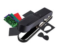 Mipcase Punzone Colore Casuale Nero in Lega per Plettro Chitarra con Molla Elastica Forte per DIY Plettri Chitarra Acustica Strumenti Fai-da-te