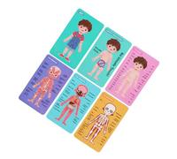 Mipcase Puzzle Educativo in Legno Corpo Umano per Gioco Didattico per Ragazzi e Ragazze Puzzle Parti del Corpo per Sviluppo Osservazione e Pensiero