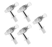 Mipcase Rubinetto Ricambio per Distributore D’Acqua in Plastica Beccuccio Erogatore Leva per Brocca e Secchio Set da 5 Pezzi per Sostituzione Rubinetto Refrigeratore Bevande