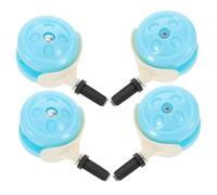 Mipcase Ruote Di Ricambio Per Girelli 4 Pezzi in Plastica Silenziose e Antiscivolo, Rotelle Staccabili e Resistenti Per Uso Interno Ed Esterno, Accessori Per Girello Ragazzo Ragazza e Anziani