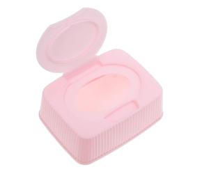 Mipcase Scatola Per Salviette Umidificate Rosa Dispenser Contenitore Per Salviette Per Ragazzo Ragazza Ragazza Ribaltabile Antipolvere Estrazione Una Sola Mano Per Uso Casa Viaggio