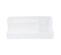 Mipcase Scatola Portaoggetti per Strumenti per Unghie Bianca, Custodia per Pennelli Nail Art Resistente, Organizer Multifunzione per Manicure e Accessori da Tavolo