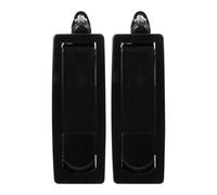 Mipcase Serratura a Compressione per Porta Dell’armadio Industriale 2 Pezzi in Lega di Zinco Nera, Chiusura del Vano Robusta e Leggera per Armadi Elettrici e Macchinari, Accessori