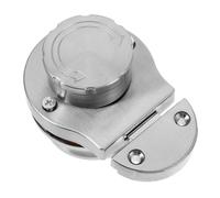Mipcase Serratura della Porta in Acciaio Inossidabile catenaccio di Sicurezza per la Privacy indicatore di Blocco della Porta della Porta del Bagno Hardware per Il Bagno Argento