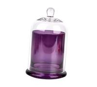 Mipcase Set 1 Pezzo Coperchio in Vetro Trasparente per Aromaterapia Decorazione Coperchio in Vetro Diametro 10 CM Tazza per Aromi per Ambienti e Matrimoni