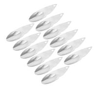 Mipcase Set 12 Pezzi Cucchiai in Acciaio Inox per Kiwi Taglierino e Paletta per Frutta, Utensili da Cucina Leggeri e Portatili per Sbucciare e Servire Kiwi e Frutti Tropicali