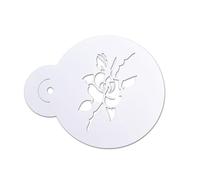 Mipcase Set 12 Pezzi Stampi per Decorazione Biscotti e Torte in Plastica Bianca, per Decorare Dolci Fai da Te in Feste DIY