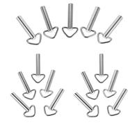 Mipcase Set 15 Pezzi Chiavi di Carica per Meccanismo Carillon Strumenti di Ricambio Robusti 30Mm per Riparazioni Fai da Te Musica a Carica Manuale Adatti per Restauri e Progetti