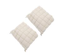 Mipcase Set 2 Pezzi Borse Cosmetiche Imbottite Trapuntate Portatili, Organizer per Articoli da Toeletta e Pennelli, Custodia da Viaggio Compatta Tinta Unita Bianca per Donna