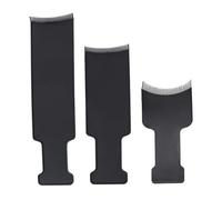 Mipcase Set 3 Pezzi Pettini per Tinta Chioma in Plastico Nero, Accessori per Parrucchieri Professionali e Utilizzo Domestico, Prevengono Contatto con Proteggono i Chioma