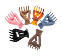 Mipcase Set 6 Fermagli Triangolari per Chioma da Donna Morsetti Volumizzanti Anti-Piega per Sollevare Radici Clip Leggere e Antiscivolo per Styling Chioma Ricci e Code Alte