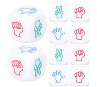 Mipcase Set da 10 Dadi da Gioco Retrò per Feste e Giochi da Tavolo, Accessori Creativi per Ragazzo Ragazza e Adulti, Design Unico per Intrattenimento in Casa, Viaggi e Attività All’aperto