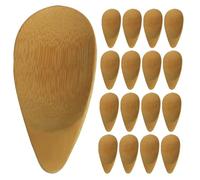 Mipcase Set da 20 Mini Spatole in Bamboo per Crema Viso, Applicatori Riutilizzabili Multifunzionali per Maschere e Miscelazione, Cucchiai Compatti per Cura della Pelle e Viaggi