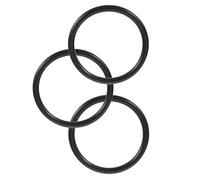 Mipcase Set di 3 Cuscinetti in Gomma Neri per Ciotole Tibetane e Ciotole di Cristallo, Accessori per Strumenti Rituali Buddisti per Meditazione e Buddhismo