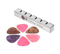 Mipcase Silenzioso Attenuatore per Corde di Chitarra in Acciaio Inossidabile e Eva Set Accessorio Pratico per Riduzione Rumore e Silenziamento Corde Chitarra Colore Casuale