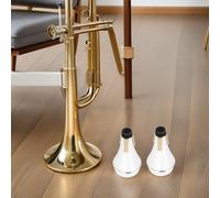 Mipcase Sordina Dritta per Tromba in Plastica ABS Set da 2 Pezzi Silenziatore per Esercizi in Appartamento Accessorio per Tromba per Principianti e Studenti Riduzione Professionale