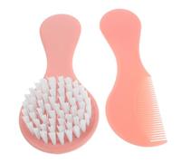 Mipcase Spazzola e Pettine per Ragazzo Ragazza Rosa Morbido per Rimozione e Delicata del Capelluto Strumenti Essenziali per dei Bambina