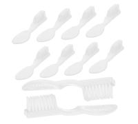 Mipcase Spazzolino da Denti da Prigione 20 Pezzi Set, Manico Corto Portatile senza Plastica, Spazzolino per Pulizia Orale Sicuro e Delicato per Detenuti e Uso in Carcere
