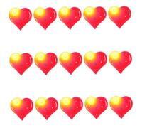 Mipcase Spilla a Forma di Cuore Rosso Luminosa a LED da 15 Pezzi Spille da Festa per Donna Luce Lampeggiante Spilla da Bavero Romantica per Giorno degli Innamorati e Matrimoni