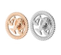 Mipcase Spilla da Bavero in Metallo Vintage Bilancia della Giustizia Set 2 Pezzi Oro e Argento Spilla da Avvocato e Giudice Elegante per Abito Formale Regalo per Studenti di